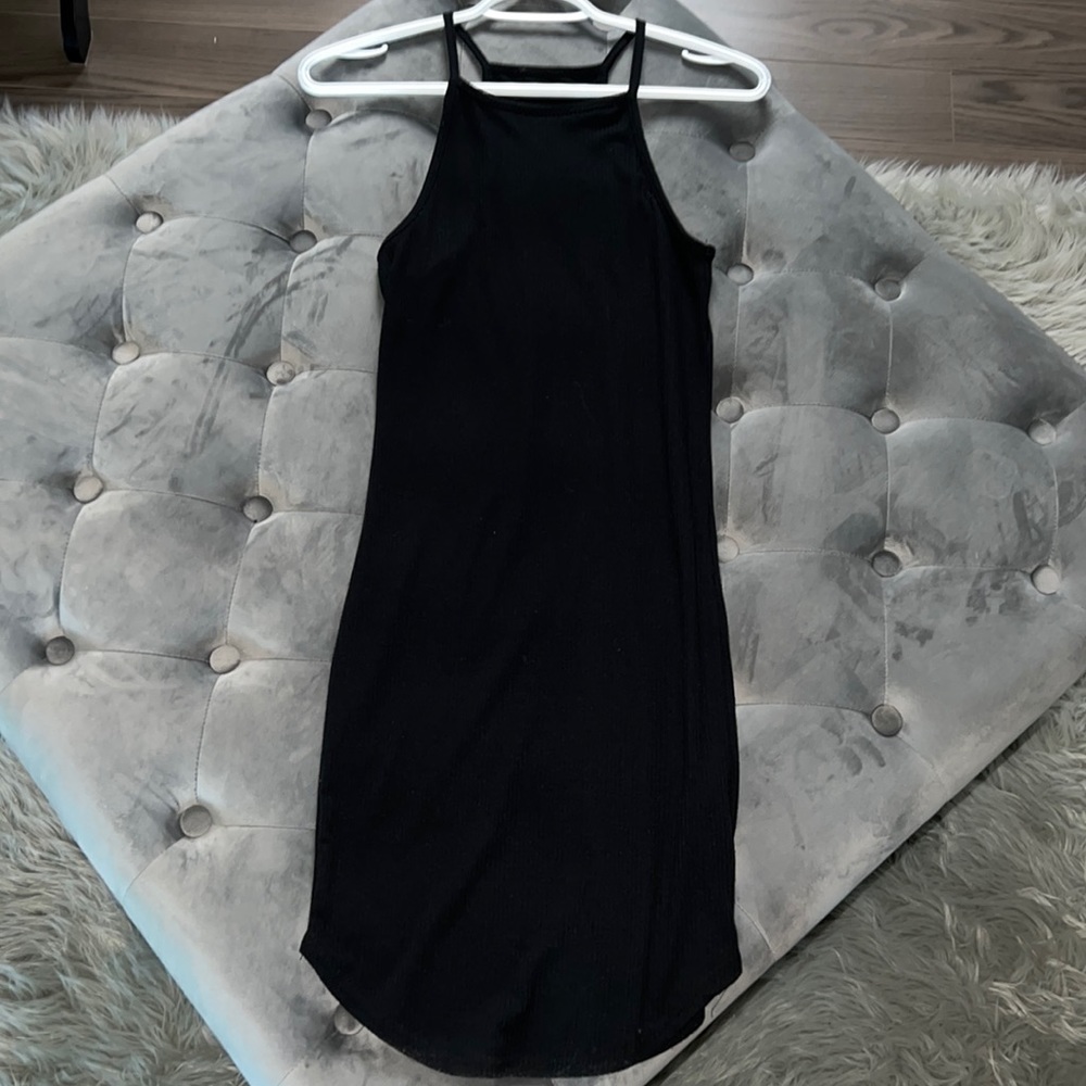 Ribbed mini dress